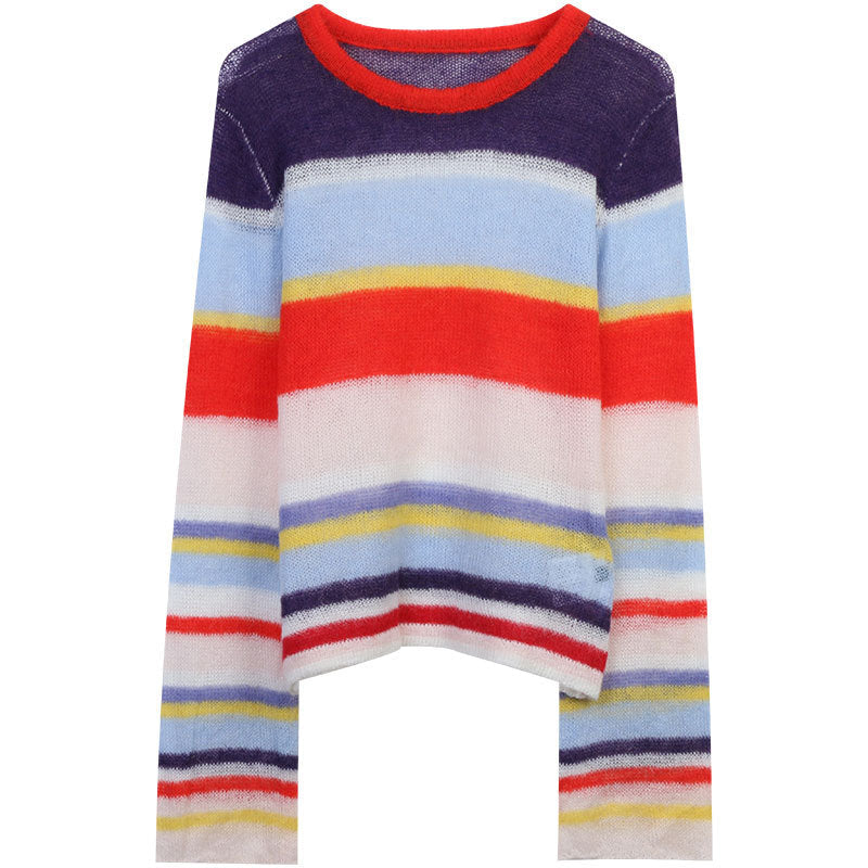 Maglia donna Valstrend con dettaglio a contrasto e taglio sagomato, top aderente e elegante su modello.