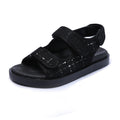 Sandali versatili Valstrend con suola in poliuretano e chiusura a Velcro, ideali come scarpe da spiaggia e da giorno.