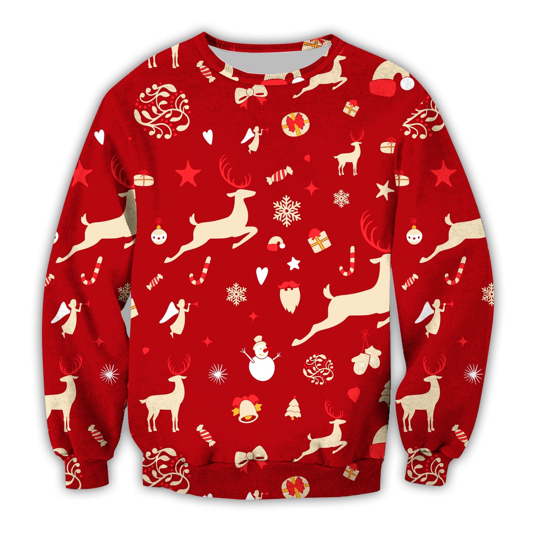 3D Digital Printing Christmas Hoodie
