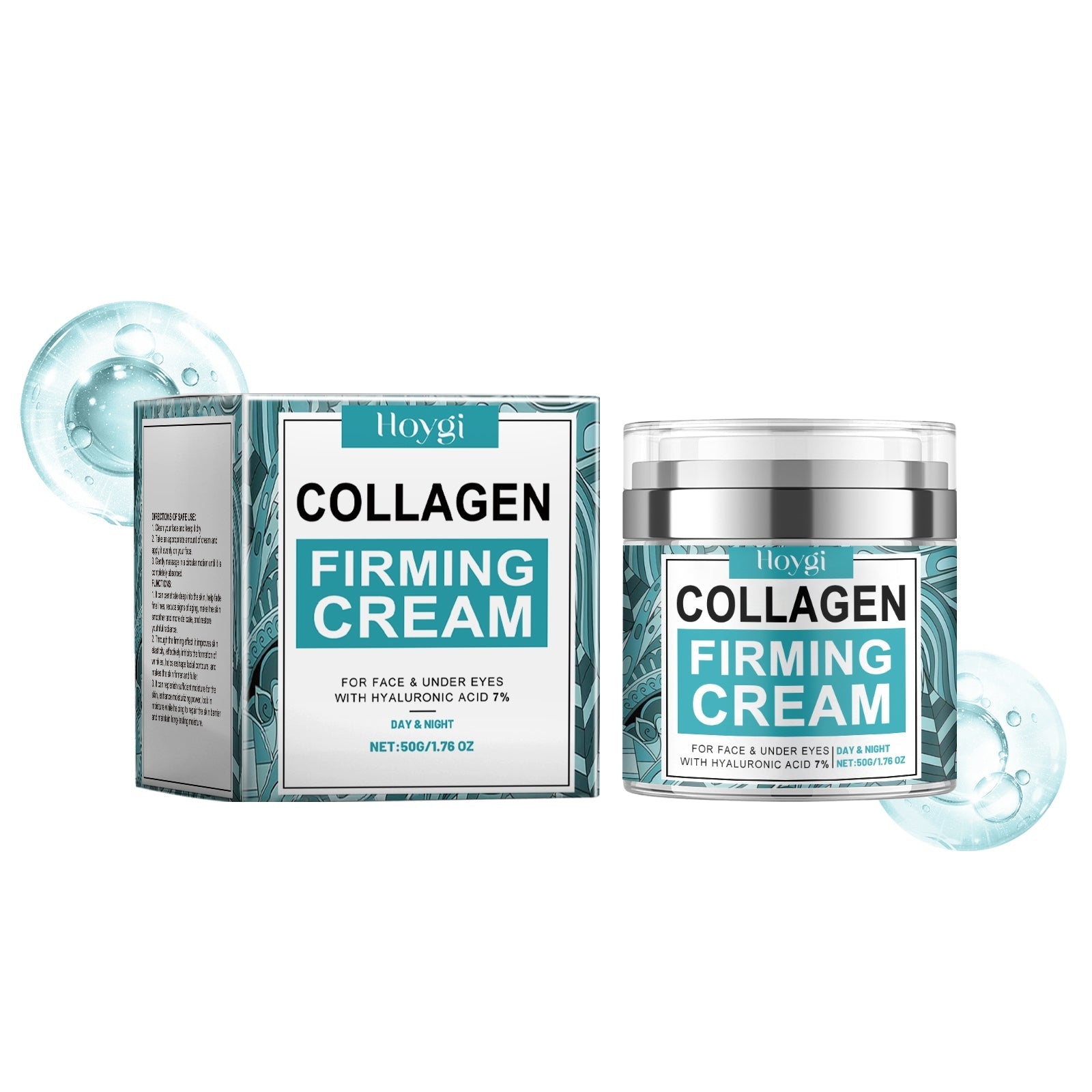 Crema viso antirughe rassodante Valstrend con confezione e texture liscia, ideale per migliorare l'elasticità della pelle.