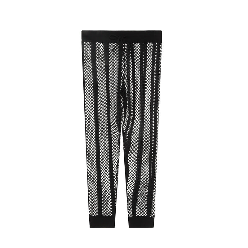 Men's Trousers Breathable Ankle-tied Pajama Pants