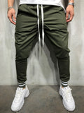 Pantaloni casual con cuciture Valstrend shop in tessuto morbido, stile rilassato con dettagli visibili e cuciture decorative.