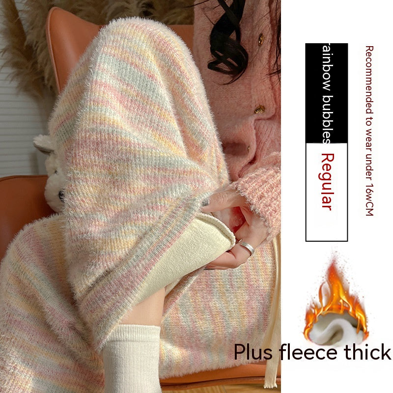 Pantaloni donna casual Valstrend stile drappeggiato, a gamba larga e dritta, tessuto morbido e comodo per look di moda.
