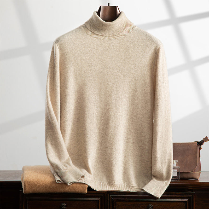 Camicia casual in cashmere con colletto alto per uomo, ideale per autunno-inverno, marca Valstrend shop.