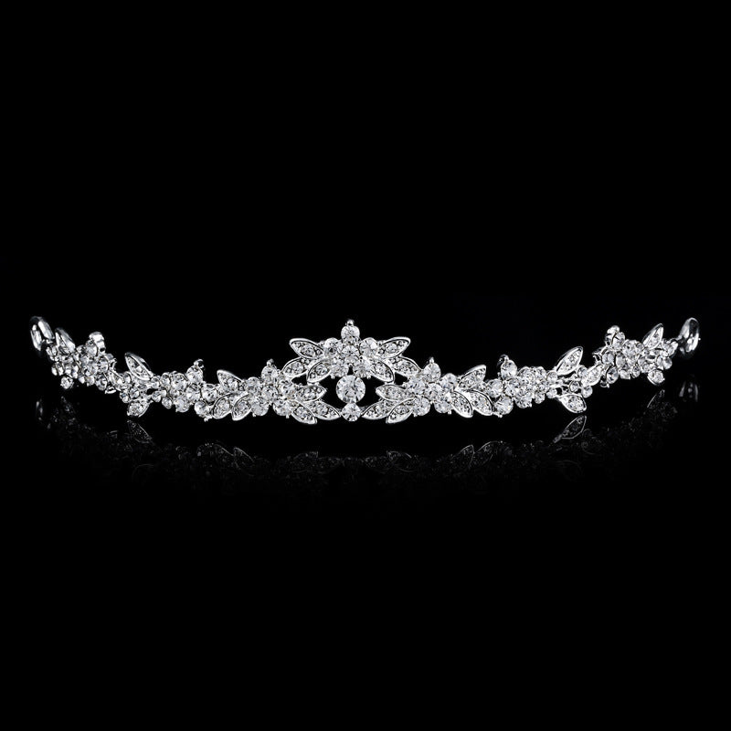 Set di accessori da sposa Valstrend con collana, orecchini e bracciale eleganti per matrimonio, stile europeo e americano.