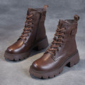 Stivaletti donna Valstrend in velluto con platform, fodera in pile, tacco alto stile British e stivaletti alla moda