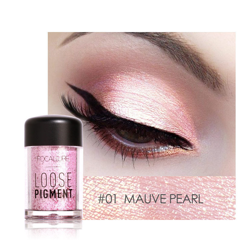 Ombretto glitter perlato colorato di Valstrend Shop, con tonalità vivaci e brillantezza per un trucco occhi luminoso.
