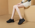 Scarpe dad da donna Valstrend con interno in fleece, suola spessa e design versatile, piccole dimensioni, sneaker comodo e alla moda.