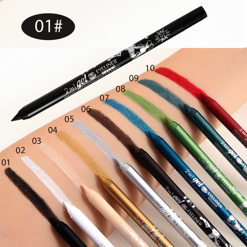 Penna eyeliner waterproof color pigmentato Valstrend, lunga durata, gel eyeliner per trucco occhi elegante e resistente.