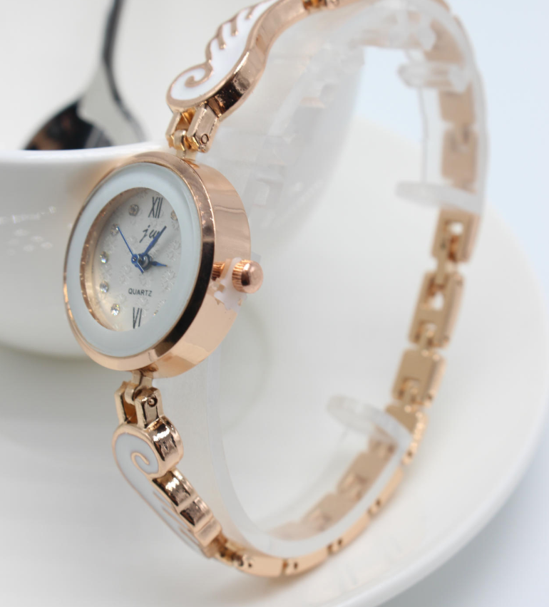 Orologio femminile Valstrend con cinturino in acciaio di alta qualità, cronografo al quarzo e design elegante per donne e studentesse.