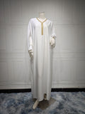 Women's Fashion Dress Batwing Sleeve Robe