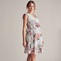 Vestito da donna senza maniche per maternità con stampa floreale, abbigliamento casual di Valstrend, visibile in dettaglio.