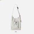 Simple And Lightweight Casual Nylon Drawstring Bucket Bag