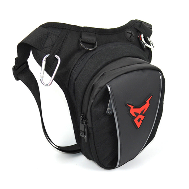 Borsa da corsa motociclistica Valstrend, tracolla, cintura o sacca da gamba, con scomparto principale e dettagli resistenti