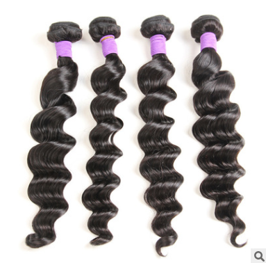 Peruka lunga in capelli veri della marca Valstrend, modello a tende morbide, produzione Xuchang, vendita all'ingrosso