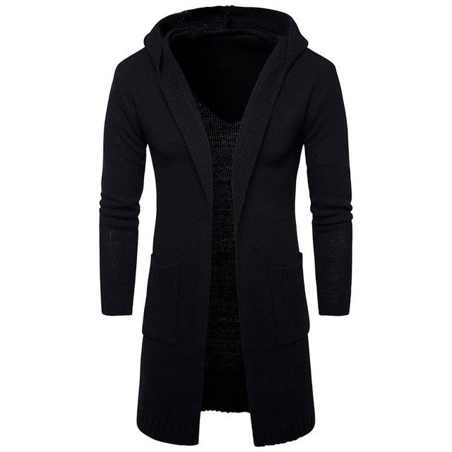 Cardigan da uomo Valstrend in stile moderno, maglione a maniche lunghe con bottoni, tessuto morbido e comodo.