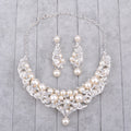 Collana con pendente per sposa in lega di alta qualità, perno di perla elegante e accessori di nozze di lusso Valstrend shop