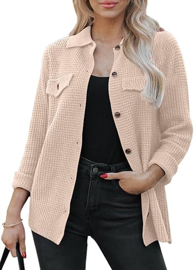 Cardigan donna Valstrend con colletto europeo e americano, stile elegante, in tessuto morbido e color neutro.
