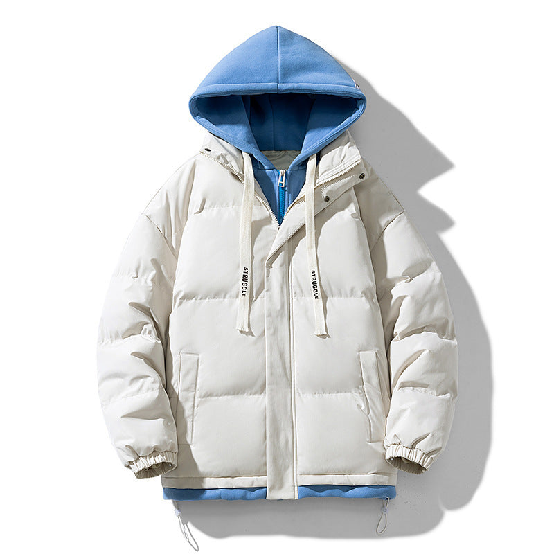 Winter New Padded Coat Men's Thickened Cotton-padded Coat Wide Coat