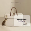Borsa casual da donna per notebook da 16 pollici, Valstrend shop, in tessuto resistente, con tasche e manici comodi.