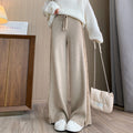 Women's Side Tassel Knitted Wide-leg Pants
