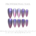 Wear Nail Tips Dream Streamer Blue Cat Eyes