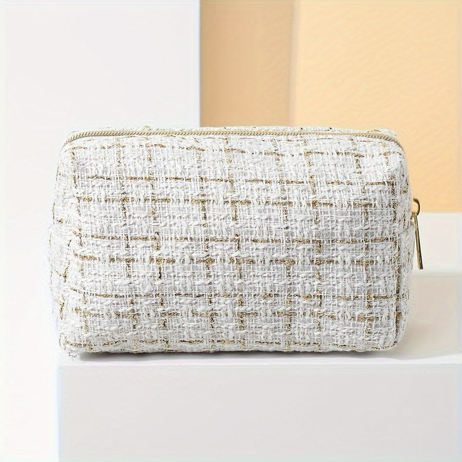 Fashion Large Capacity Makeup Bag, Portable Comestic Storage Pouch, Toiletry Wash Organizer For Travel