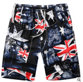 Shorts da spiaggia Valstrend Quick Dry Printing, tessuto leggero e asciugatura rapida con motivo colorato, pronti per il mare