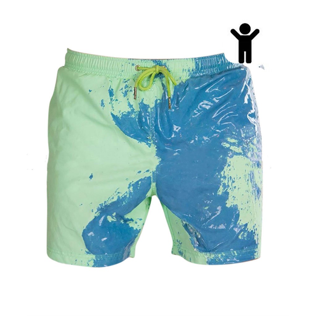 Pantaloncini da mare magici Valstrend, shorts da spiaggia uomo con cambio colore, quick dry e stile estivo per nuoto e relax