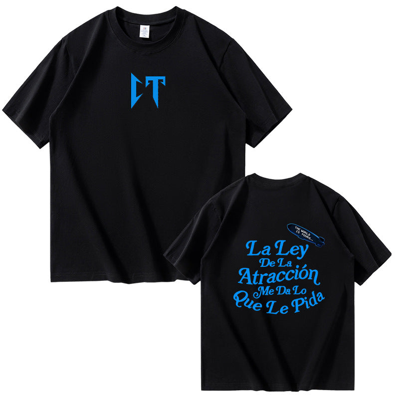 T-shirt uomo minimalista con stampa versatile a maniche corte, marca Valstrend, in tessuto leggero e moderno.
