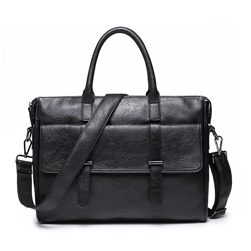 Borsa da uomo Valstrend, tracolla casual in stile postino, in pelle, ideale per viaggi e uso quotidiano.