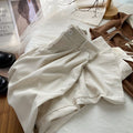 Women's Loose Slimming Straight Casual Long Pants Wide-leg Corduroy Fleece-lined