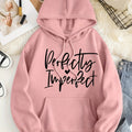 Maglione con cappuccio stampato da donna in velluto europeo e americano, stile Valstrend, con motivo colorato e tessuto morbido.