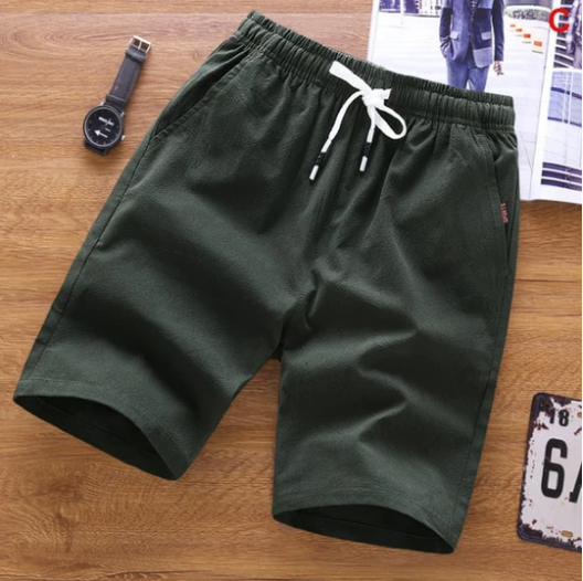 Pantaloncini estivi da uomo in cotone Valstrend, casual e comodi, ideali per l'abbigliamento estivo maschile.