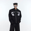 Giacca Valstrend con texture decontratta heavy deconstruction, pattern a buccia d'arancia, stile moderno e distintivo