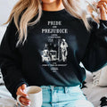 Felpa Pride and Prejudice di Jane Austen, felpa con cappuccio Valstrend, stampa letteraria, stile casual e comodo