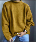 Solid Color Pullover Loose Casual Sweater