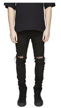 Jeans da uomo stile coreano Valstrend Cross-border Denim, design di tendenza e personalità alta strada.