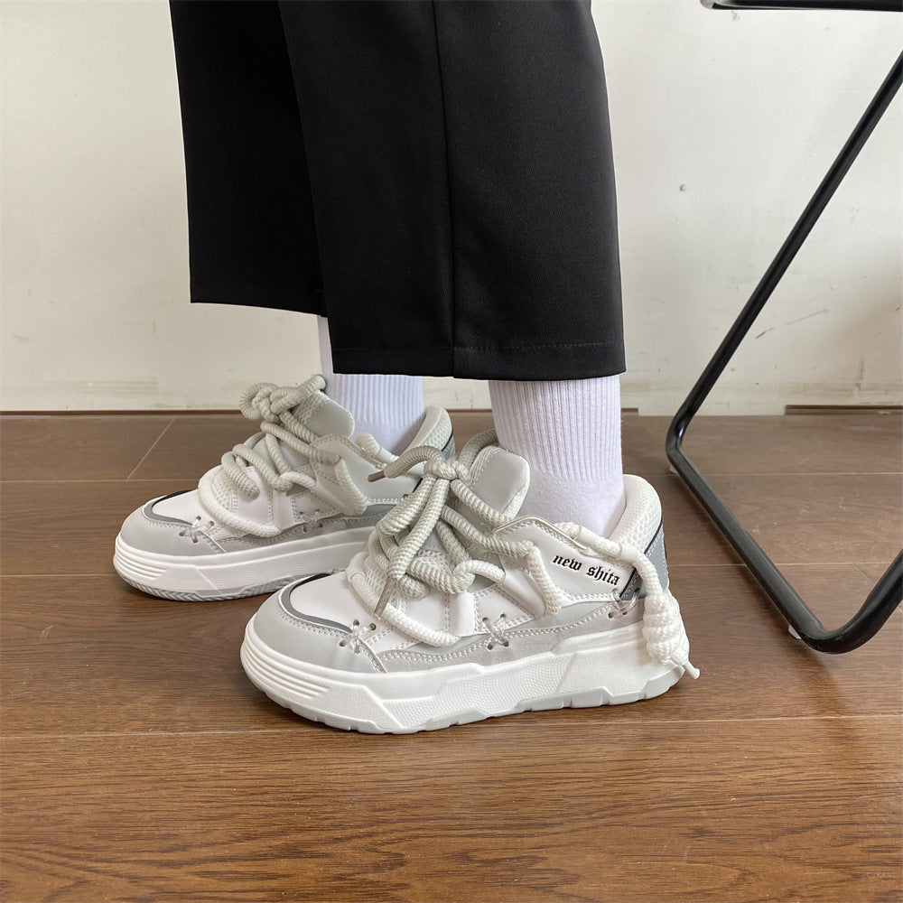 Scarpe da donna stile coreano Dad Shoes Valstrend, scarpe casual con piattaforma e design versatile per studenti.