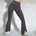 Pantaloni da yoga donna Valstrend con vita alta e sollevamento dei fianchi, tessuto elastico e aderente, ideale per esercizio e relax.