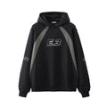 Felpa con cappuccio multicolore Valstrend High Street, oversize e casual, con tessuto morbido e stile urbano.
