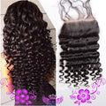 Parrucca Valstrend in capelli umani ricci profondi, chiusura a rete, parrucca full lace con lavorazione a mano, stile naturale.