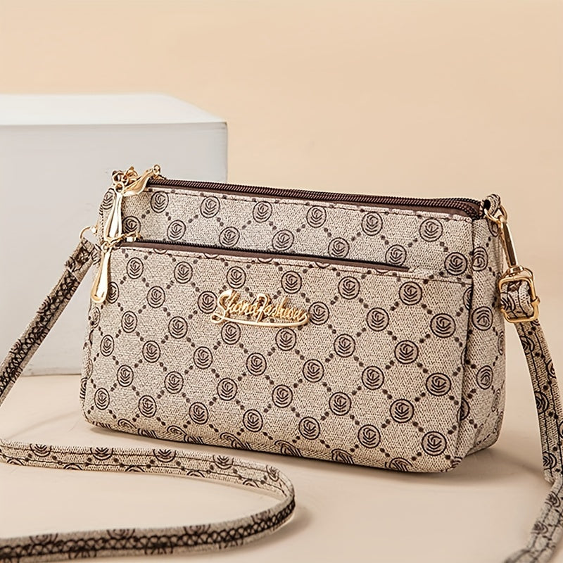 Borsa a tracolla designer Valstrend replica Luxury 2023, con doppia zip, tasche multiple e stile alla moda per donna