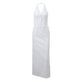 Completo da donna Valstrend: top halter con scollo a V e gonna con spacco a vita bassa, stile moda femminile.