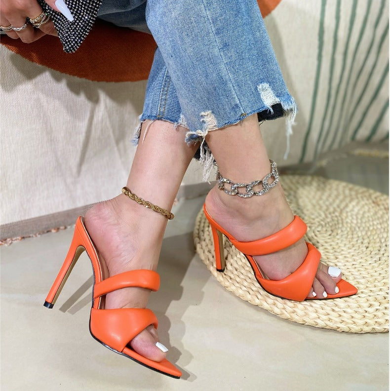 Women's Shoes Pointed Toe Strap Stiletto Heel
