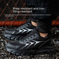 Scarpe di sicurezza Valstrend con punta in acciaio anti-schiacciamento e anti-penetramento, calzature da lavoro robuste e resistenti.
