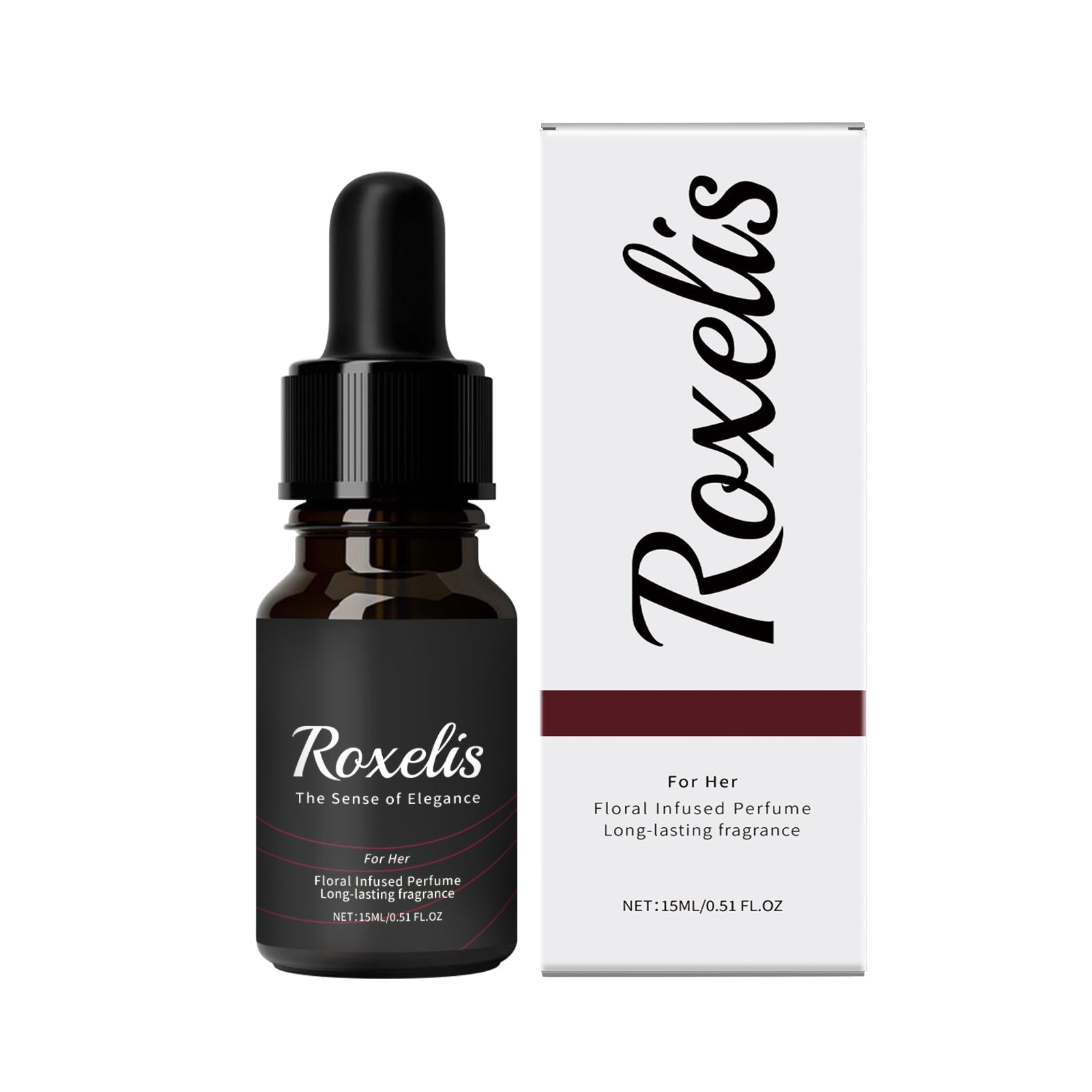 Gocce di fragranza Charm Flower Valstrend, bottiglia con etichetta floreale e contagocce, profumo delicato e femminile.