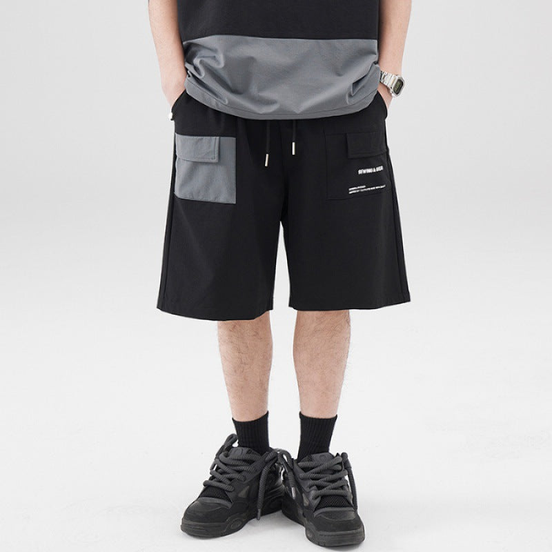 Shorts casual in stile giapponese retrò Valstrend, pantaloncini rapidi asciugatura, stile informale e comodo.
