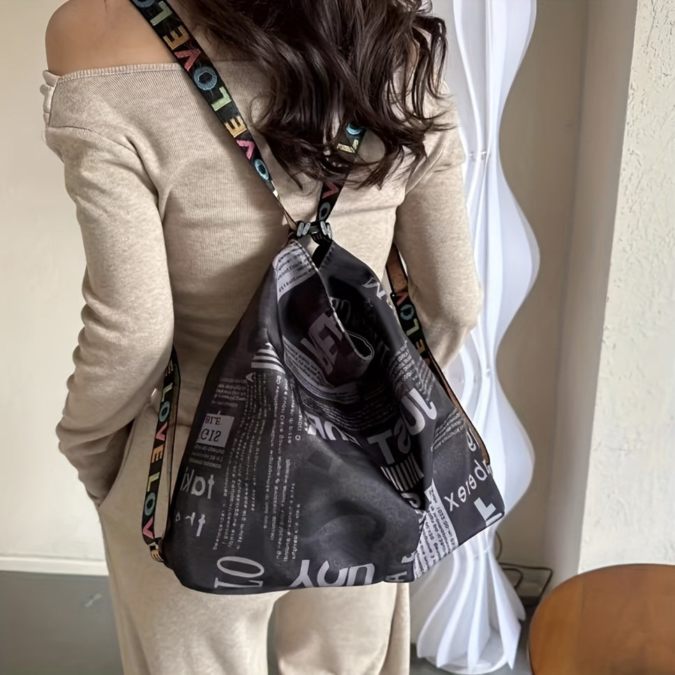 Stylish And Versatile Backpack, Beautiful And Unique Shoulder Bag, Large Capacity Backpack