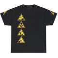 T-shirt casual con collo rotondo Valstrend con stampa digitale di segnali pericolosi europei e americani, stile moderno e originale.